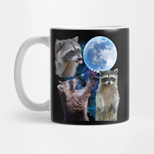 Funny Raccoon Shirt Mug